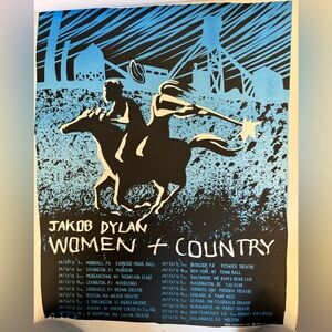 Jakob Dylan Women + Country Concert Poster Limited Edition Print (71/125)